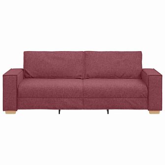 3-zitsbank Wijnrood 180 cm Stof 4