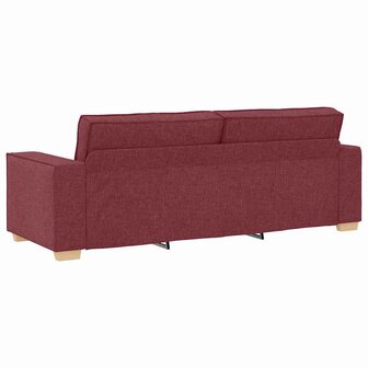 3-zitsbank Wijnrood 180 cm Stof 6
