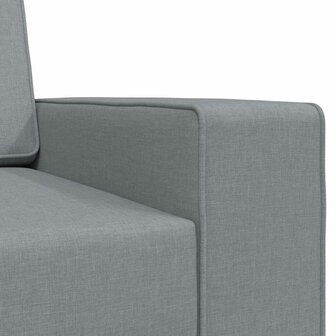 Vloersofa Bed Lichtgrijs 245 x 78 x 77 cm Stof 8
