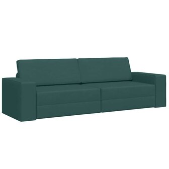 Vloersofa Bed Donkergroen 245 x 78 x 77 cm Stof 2