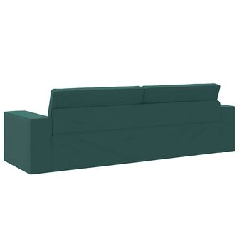 Vloersofa Bed Donkergroen 245 x 78 x 77 cm Stof 7
