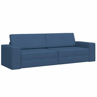 Vloersofa Bed Marineblauw 245 x 78 x 77 cm Stof 2