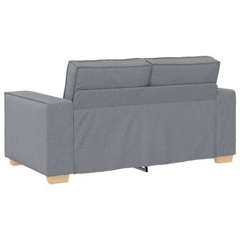 Bankstel met kussen 3 pcs Grijs 220 x 78 x 84 cm Stof 8