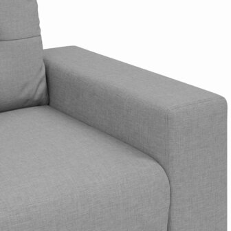 Bankstel met kussen 2 pcs Grijs 221 x 78 x 80 cm Stof 8