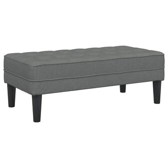 Bankstel 2 pcs Donkergrijs 173 x 131 x 67 cm Stof 6