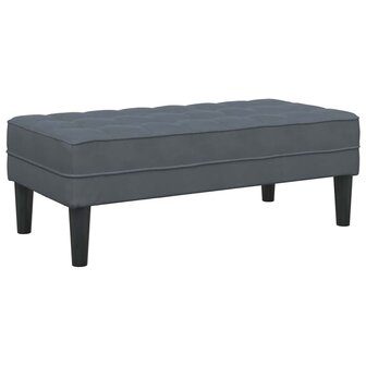 Bankstel 2 pcs Donkergrijs 173 x 131 x 67 cm Fluweel 6