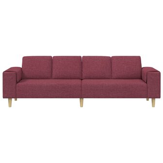 Bankstel Wijnrood Stof 4