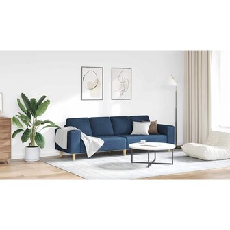 Bankstel Blauw Stof 1