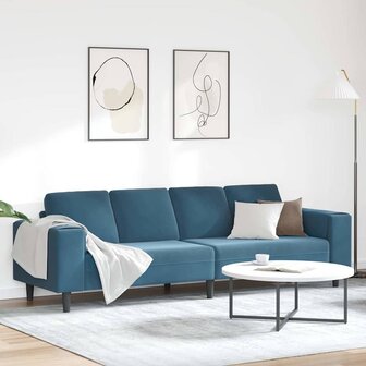 Bankstel Blauw Fluweel 1