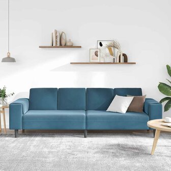 Bankstel Blauw Fluweel 3