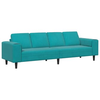 Bankstel Turquoise Fluweel 2