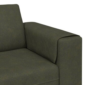 Bankstel Leger groen Faux suede leer 7
