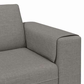 Bankstel 3 pcs Taupe Stof 7