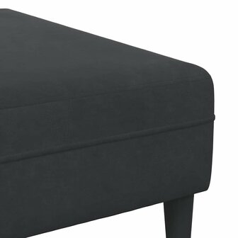 Bankstel 3 pcs Zwart Fluweel 8
