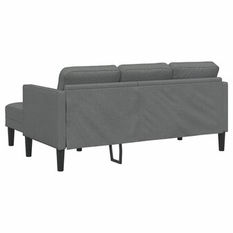 Bankstel Donkergrijs 173 x 131 x 67 cm Stof 6