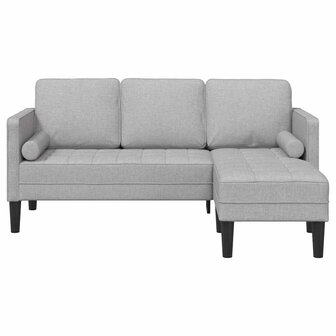 Bankstel Wolken grijs 173 x 131 x 67 cm Stof 4