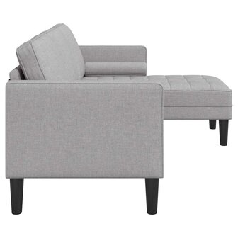 Bankstel Wolken grijs 173 x 131 x 67 cm Stof 5