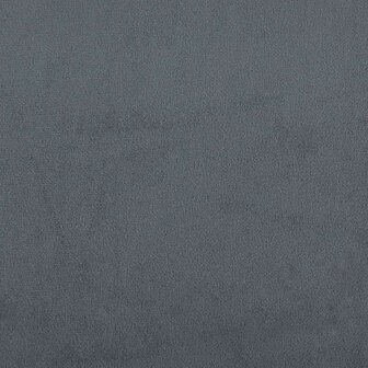Bankstel Donkergrijs 173 x 131 x 67 cm Fluweel 8