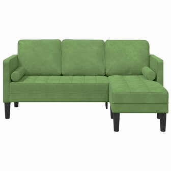 Bankstel Lichtgroen 173 x 131 x 67 cm Fluweel 4