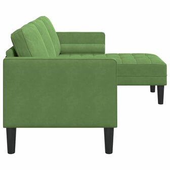Bankstel Lichtgroen 173 x 131 x 67 cm Fluweel 5