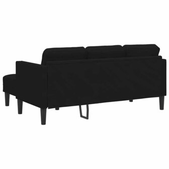 Bankstel Zwart 173 x 131 x 67 cm Fluweel 6