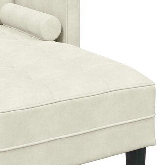 Bankstel Cr&egrave;me 173 x 131 x 67 cm Fluweel 7