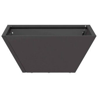 Tuin Kom Plantenbak Zwart 35 x 35 x 15 cm Staal 6
