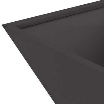 Tuin Kom Plantenbak Zwart 35 x 35 x 15 cm Staal 9