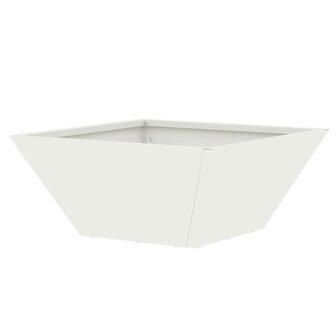 Tuin Kom Plantenbak Wit 35 x 35 x 15 cm Staal 7