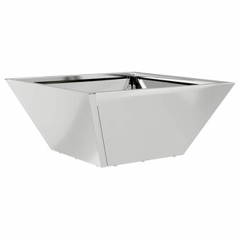 Tuin Kom Plantenbak Zilver 35 x 35 x 15 cm Gegalvaniseerd staal 2