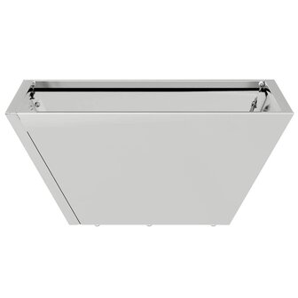 Tuin Kom Plantenbak Zilver 35 x 35 x 15 cm Gegalvaniseerd staal 6