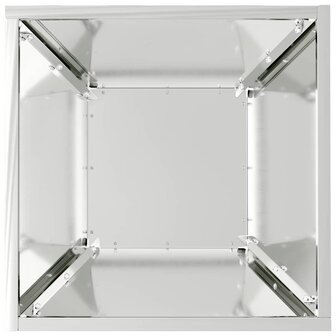 Tuin Kom Plantenbak Zilver 35 x 35 x 15 cm Gegalvaniseerd staal 8
