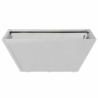 Tuin Kom Plantenbak Zilver 40 x 40 x 15 cm Gegalvaniseerd staal 6