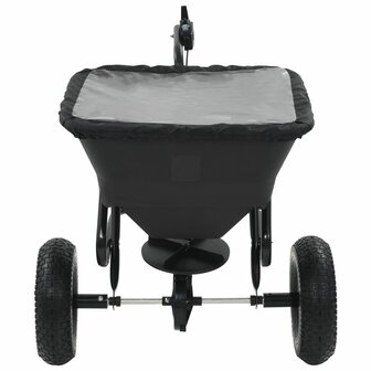 Strooiwagen sleepmodel 45 L 125x74x79 cm PVC en staal 2