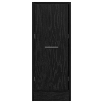 Apothekerskast Zwart eiken 30 x 41 x 77,5 cm Bewerkt hout 6