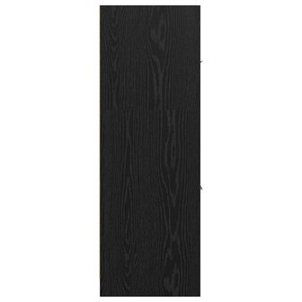 Apothekerskast Zwart eiken 30 x 41 x 118 cm Bewerkt hout 7