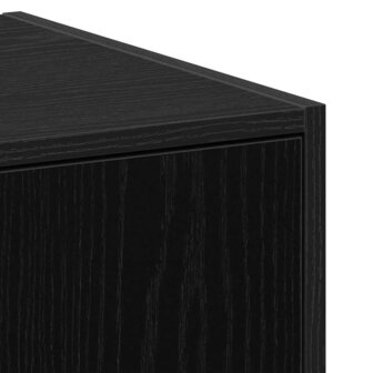 Apothekerskast Zwart eiken 40 x 41 x 118 cm Bewerkt hout 9