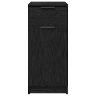 Bureaukast Zwart eiken 33 x 50 x 75 cm Bewerkt hout 7