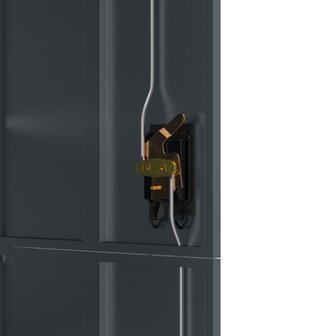 Archiefkast 90x40x180 cm staal antracietkleurig 8