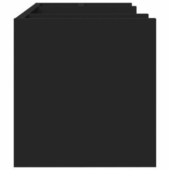 Bureau organiser 44,5x24x25 cm bewerkt hout zwart 5