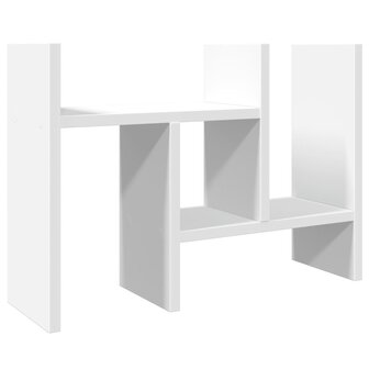 Bureau organiser 34,5x15,5x35,5 cm bewerkt hout wit 2