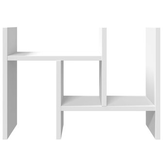 Bureau organiser 34,5x15,5x35,5 cm bewerkt hout wit 5