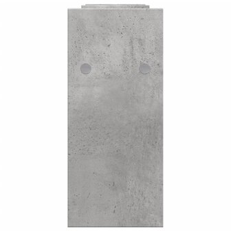 Bureau organiser 34,5x15,5x35,5 cm bewerkt hout betongrijs 6