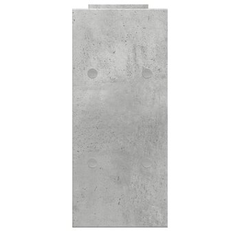 Bureau organiser 38,5x17x39 cm bewerkt hout betongrijs 6