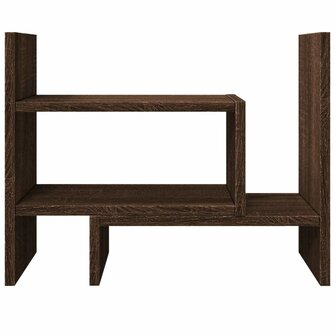 Bureau organiser 38,5x17x39 cm bewerkt hout bruin eikenkleur 5