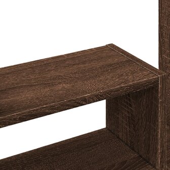 Bureau organiser 38,5x17x39 cm bewerkt hout bruin eikenkleur 9