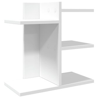Bureau organiser 42x21,5x42 cm bewerkt hout wit 2