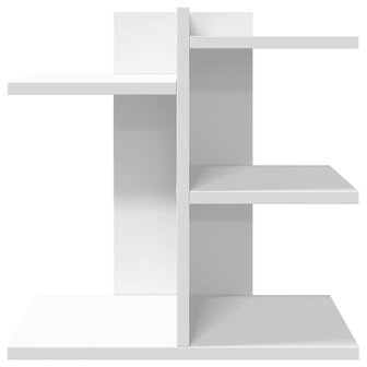 Bureau organiser 42x21,5x42 cm bewerkt hout wit 4