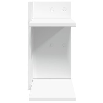 Bureau organiser 42x21,5x42 cm bewerkt hout wit 5