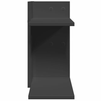 Bureau organiser 42x21,5x42 cm bewerkt hout zwart 5